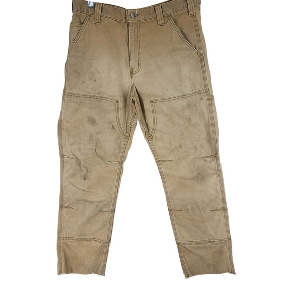 Carhartt Other - Carhartt distressed workwear streetwear altered dungarees pants 32